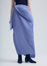 WRAPPED PLEATS Skirt Asagao Purple