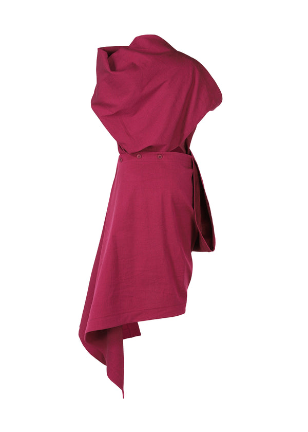 ENCLOTHE WASHI AND WOOL Dress Boneset Bordeaux