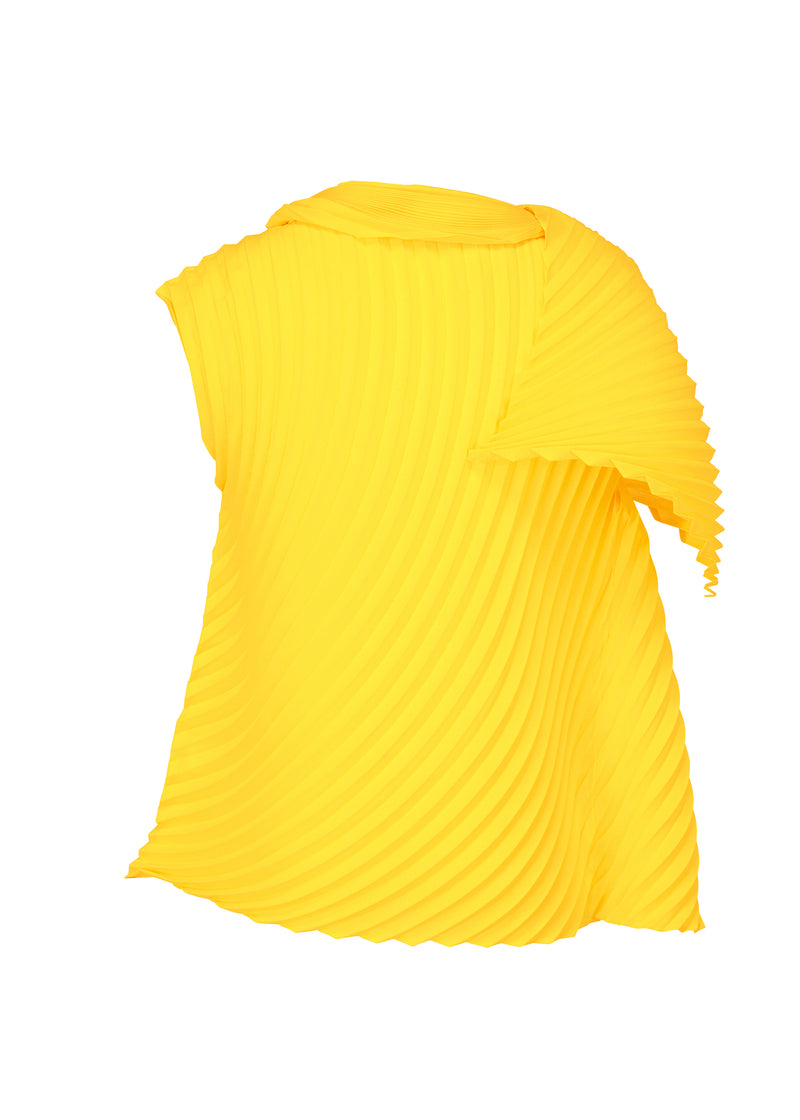 WRAPPED PLEATS Top Patrinia Yellow