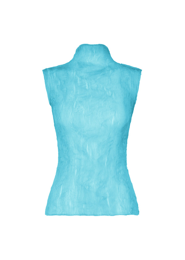 CHIFFON TWIST 1 Top Sky Blue