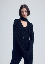 KARAMI WOOL Cardigan Black