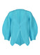 LEAF PLEATS Cardigan Sky Blue