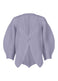 LEAF PLEATS Cardigan Asagao Purple