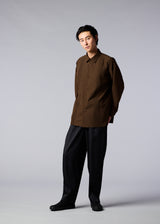 AIR PLEATS Trousers Brown