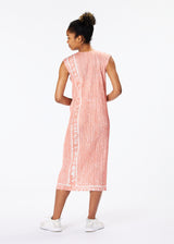 TRAIL DENIM Dress Salmon Pink
