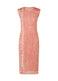 TRAIL DENIM Dress Salmon Pink