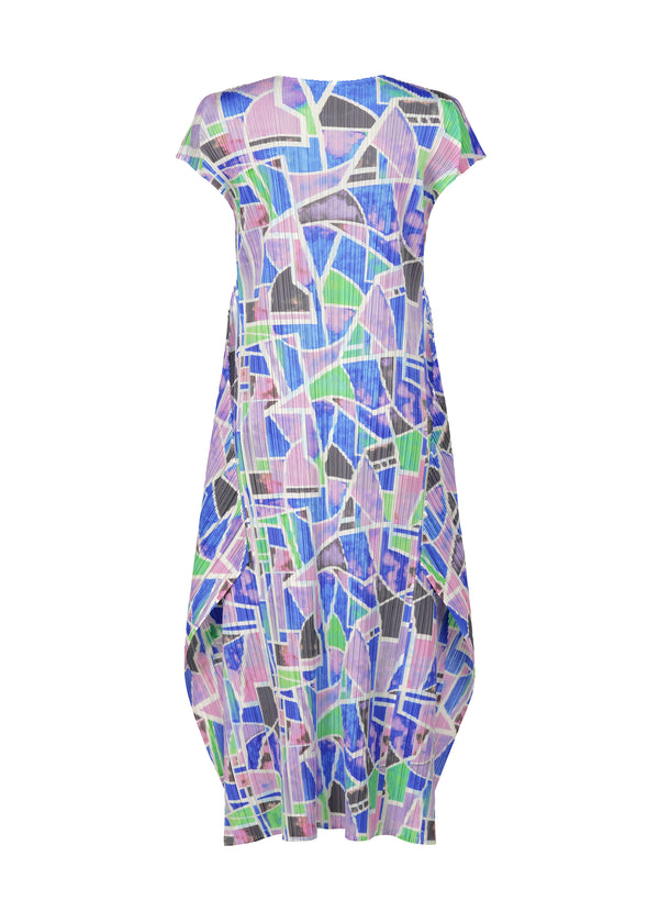CANAL Dress Orange Beige
