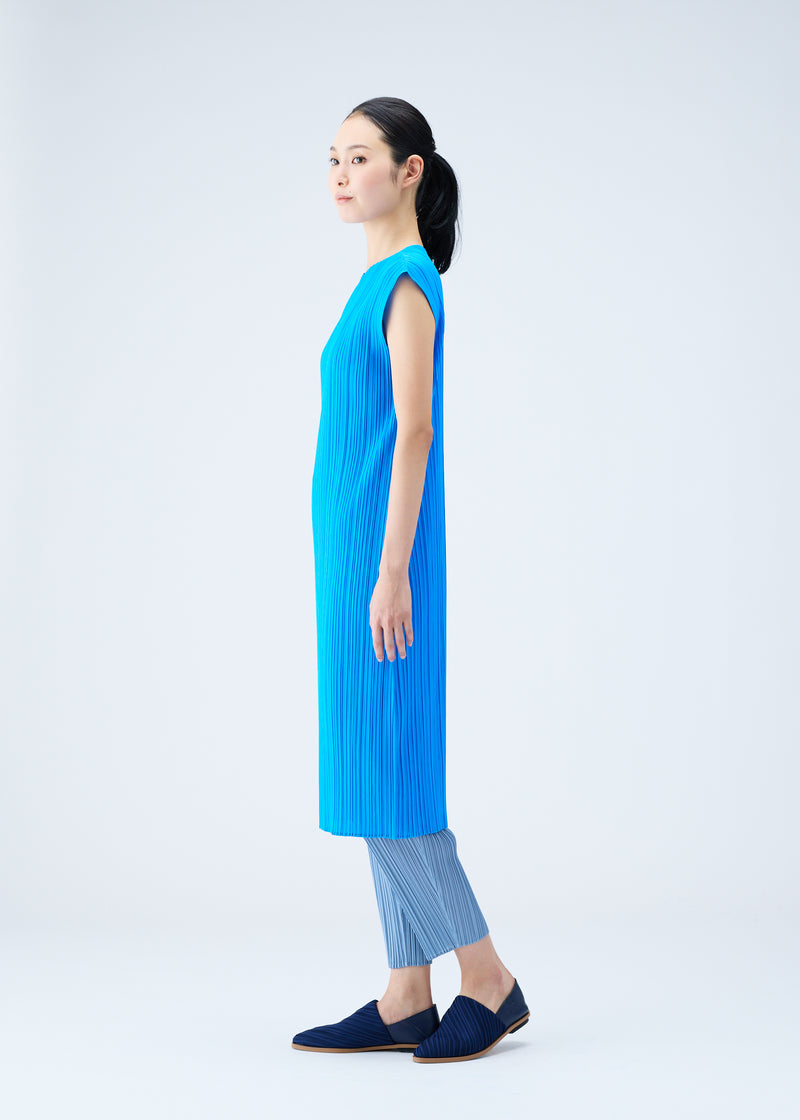 Pleats Please Issey Miyake August Monthly Colors Pant in Deep Blue