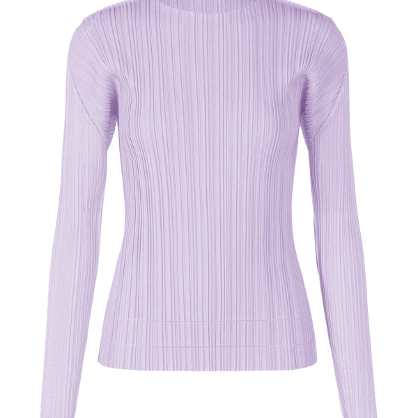 SOFT PLEATS Top Light Purple | ISSEY MIYAKE ONLINE STORE UK