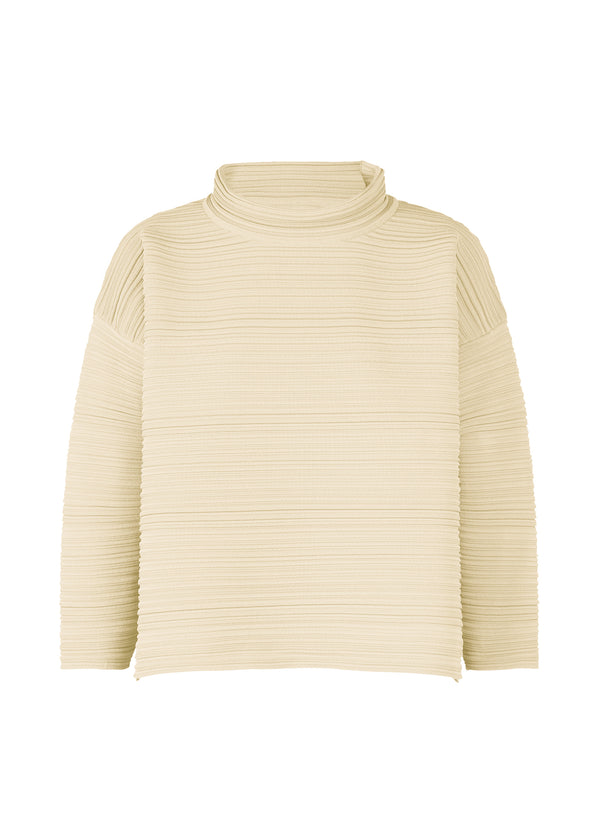 CREPE KNIT Top Ivory