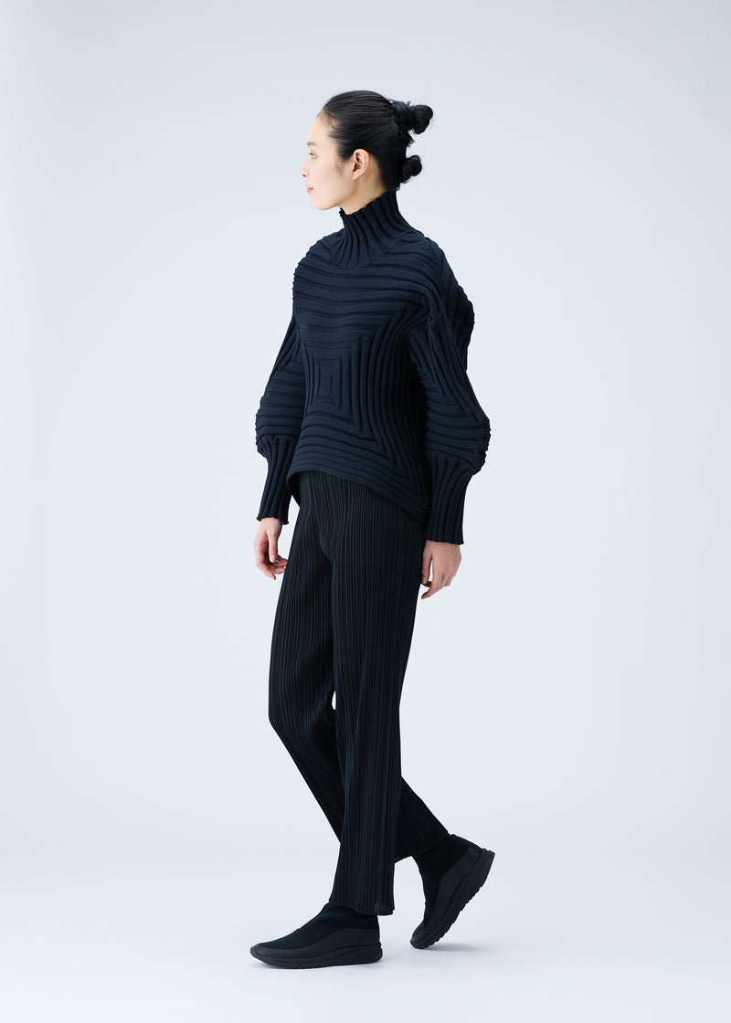 FROST KNIT Top Black | ISSEY MIYAKE ONLINE STORE UK