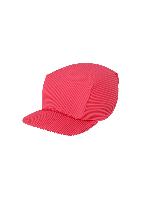 PLEATS CAP Hat Bright Pink
