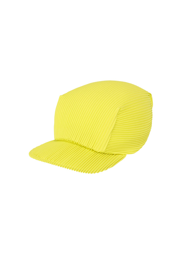 PLEATS CAP Hat Yellow
