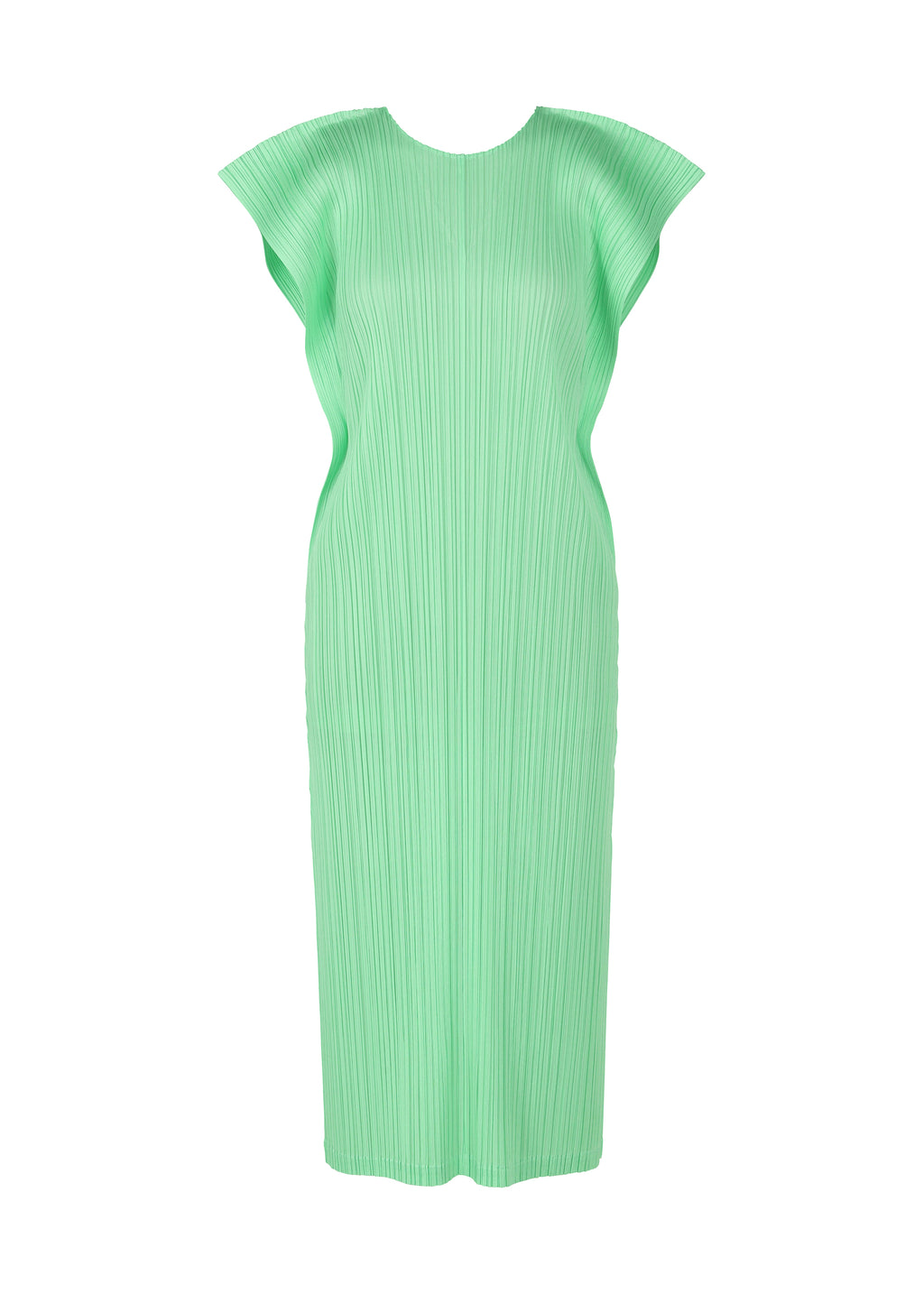 MONTHLY COLORS : MARCH Midi Dress Mint Green | ISSEY MIYAKE ONLINE ...