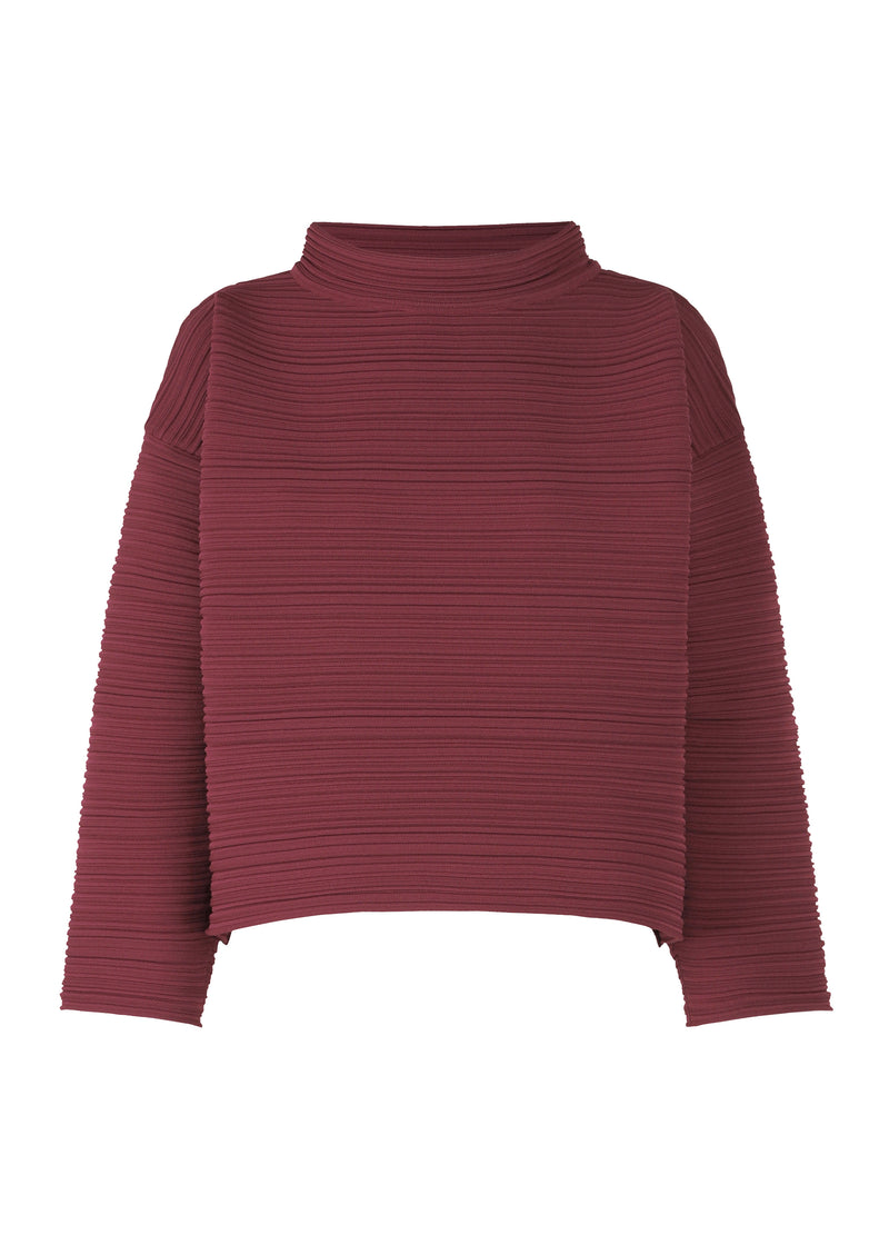 CREPE KNIT Top Chocolate