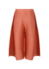 A detail shot of the PLEATS PLEASE ISSEY MIYAKE  SOLAR FLARE trousers