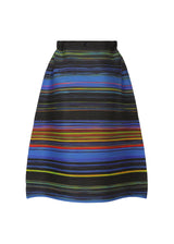 A detail shot of the PLEATS PLEASE ISSEY MIYAKE WARP skirt.