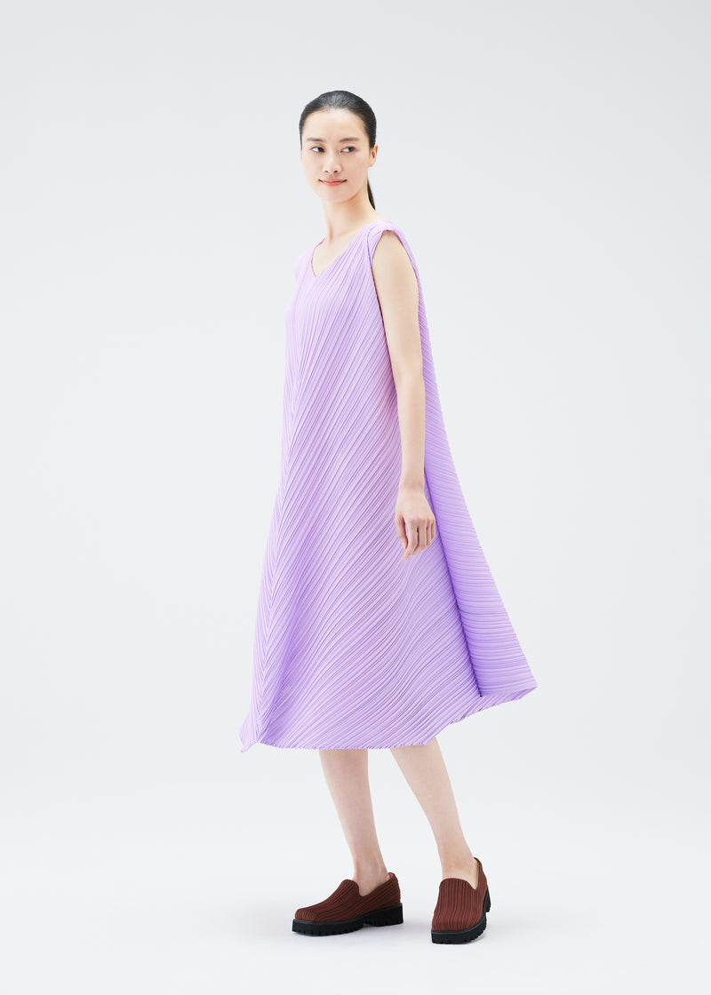 MELLOW PLEATS Dress Light Purple