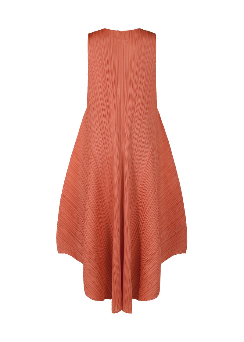 A detail shot of the PLEATS PLEASE ISSEY MIYAKE  SOLAR FLARE dress