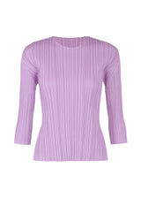 MELLOW PLEATS Top Light Purple