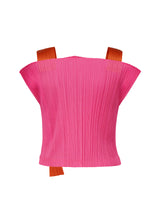 A detail shot of the PLEATS PLEASE ISSEY MIYAKE  COMET top