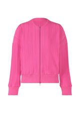 CREPE KNIT Jacket Pink