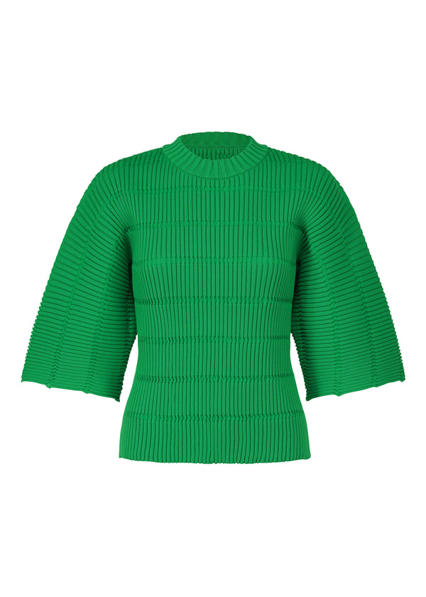 JIGGLY KNIT Top Green