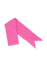 A product shot of the PLEATS PLEASE ISSEY MIYAKE MONTHLY SCARF OCTOBER stole in pink (22).