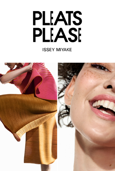 Issey Miyake Pleats Please Skirt and Leather Jacket