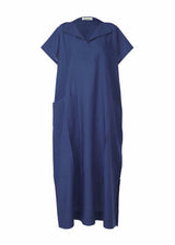 FOLD SQUARE SHIRT Dress Blue
