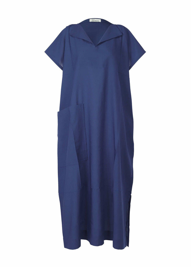 FOLD SQUARE SHIRT Dress Blue
