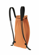 PLEATS KNAPSACK Bag Orange