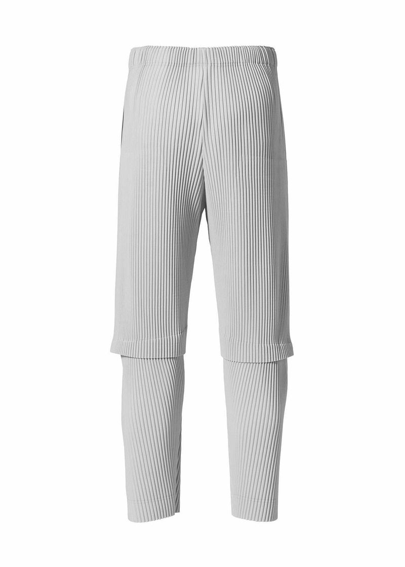 BENDING PLEATS Trousers Light Grey