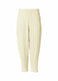 COLOR PLEATS Trousers Ivory