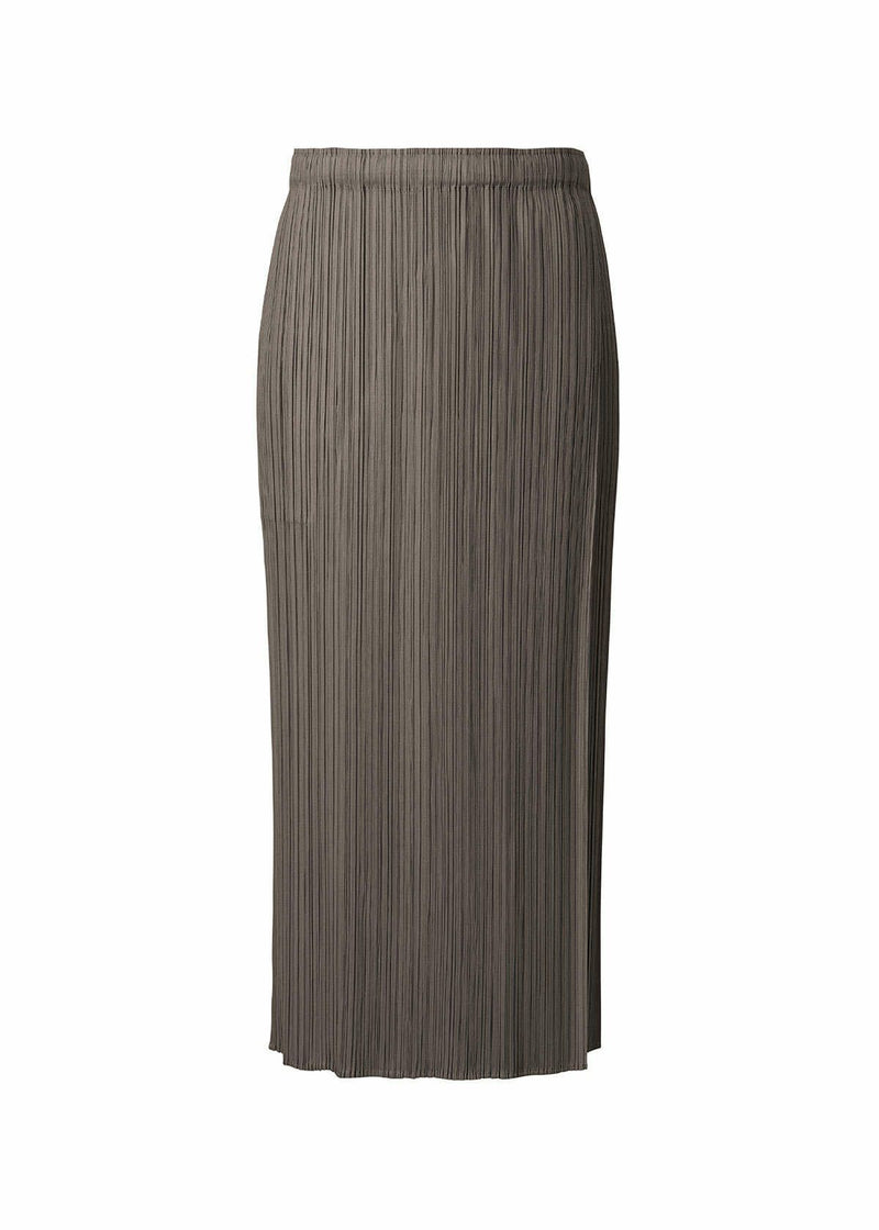 MONTHLY COLORS : MARCH Skirt Charcoal Brown