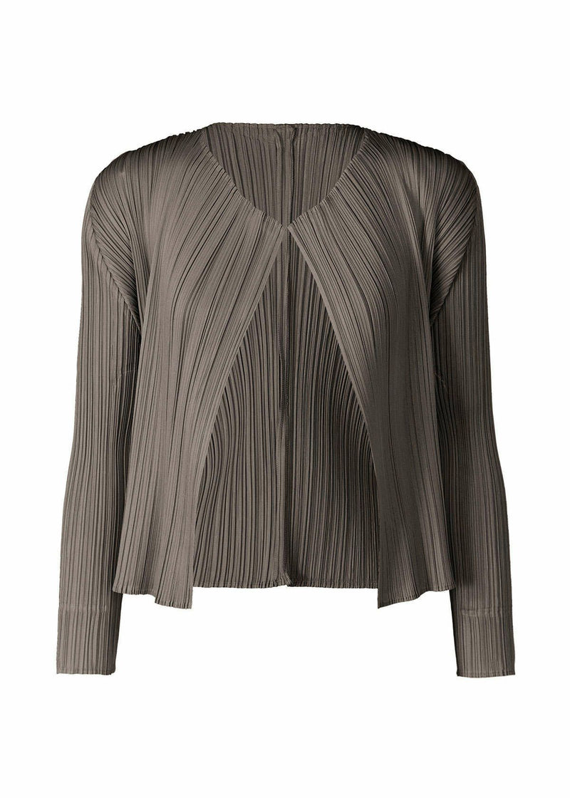 MONTHLY COLORS : MARCH Cardigan Charcoal Brown