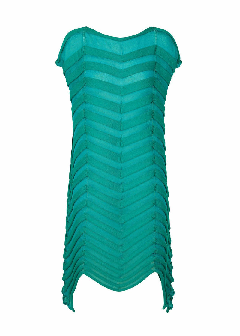 JELLY KNIT Dress Turquoise Green