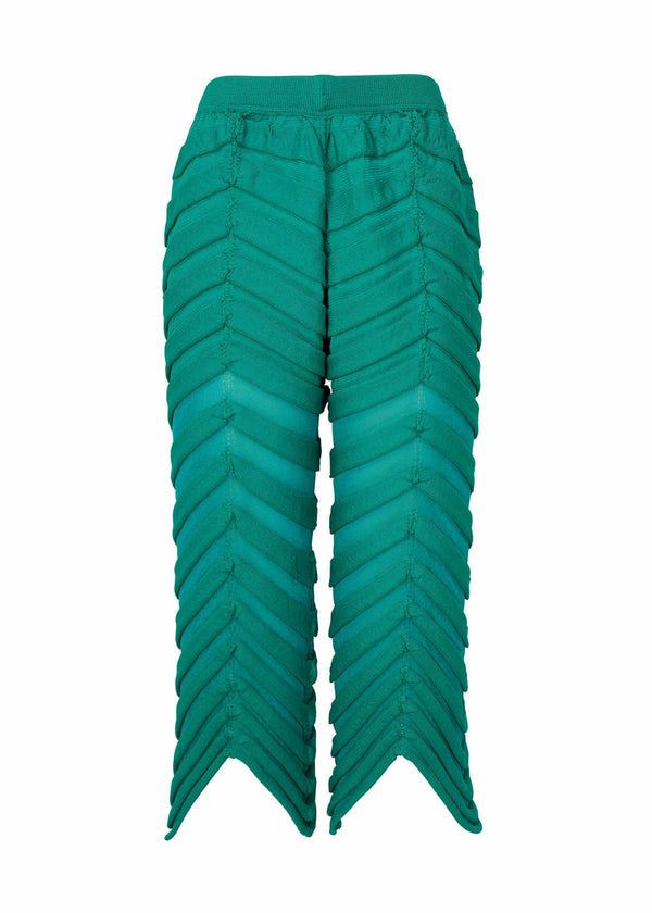 JELLY KNIT Trousers Turquoise Green