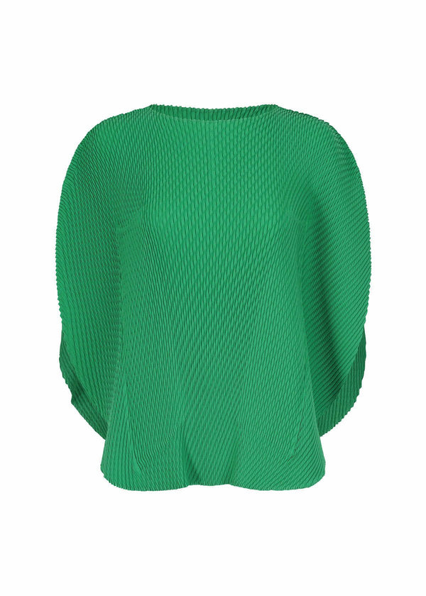 ORBICULAR PLEATS Shirt Green