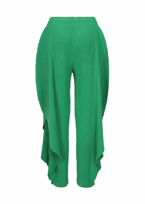 ORBICULAR PLEATS Trousers Green