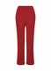 HATCHING PLEATS Trousers Red