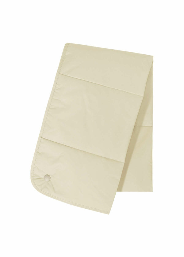 PADDED SCARF Stole White Beige