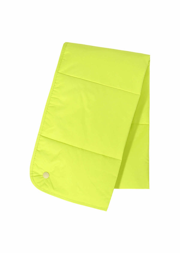 PADDED SCARF Stole Yellow Green