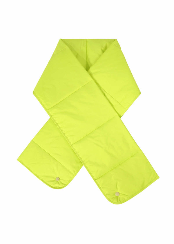 PADDED SCARF Stole Yellow Green