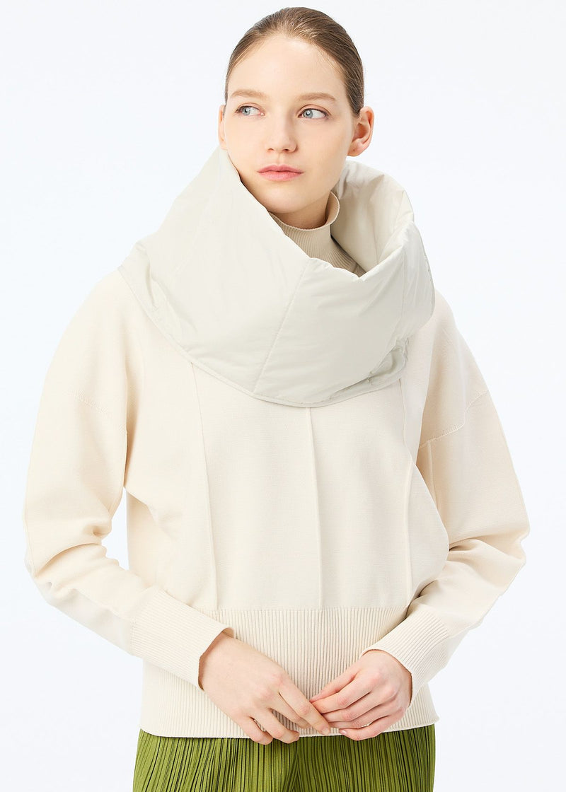 PADDED SCARF Stole Charcoal