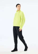 PADDED PLEATS COAT Jacket Charcoal
