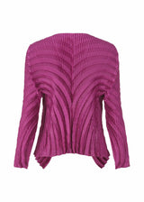 GEM PLEATS Cardigan Magenta