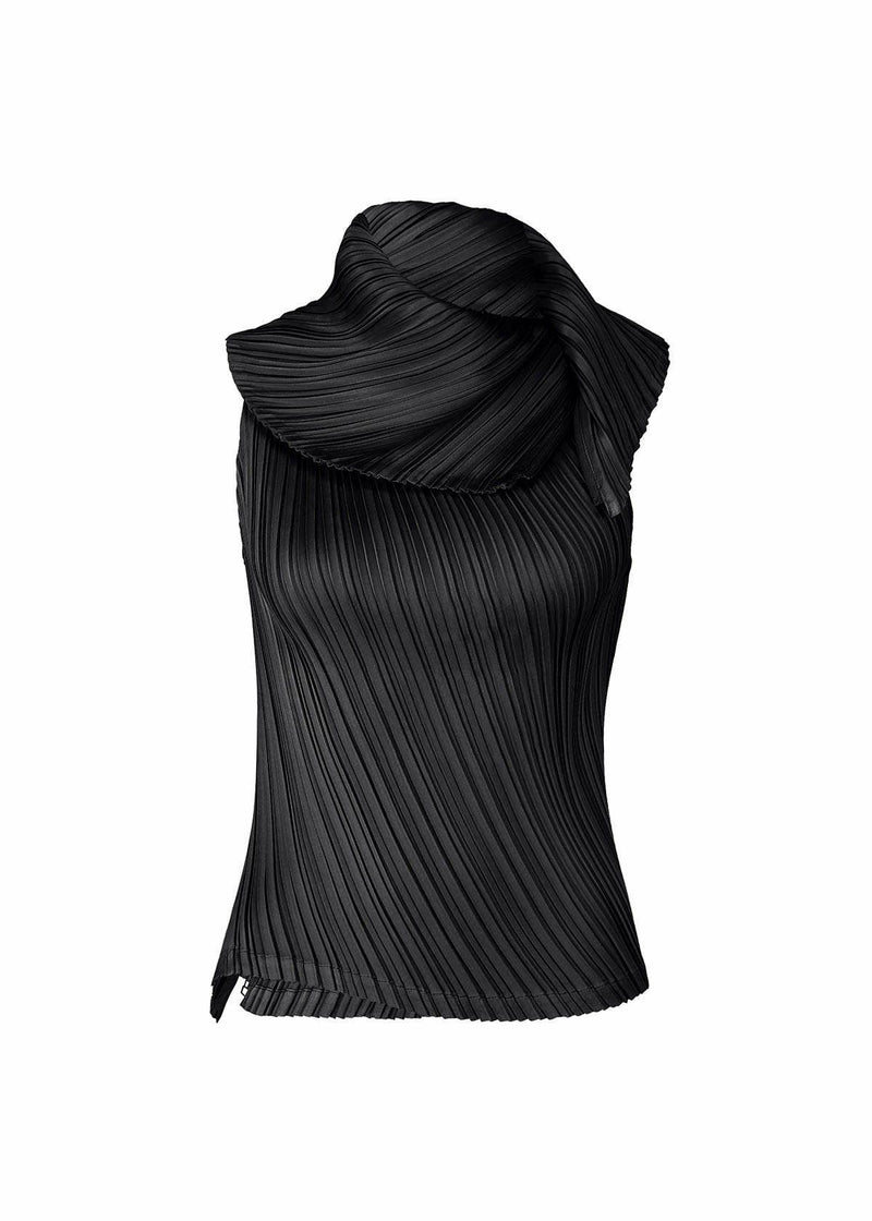 INTANGIBLE PLEATS Top Black