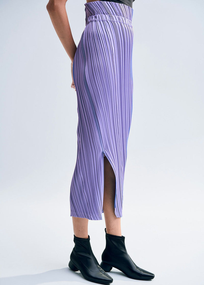 INTANGIBLE PLEATS Skirt Light Beige | ISSEY MIYAKE ONLINE STORE UK