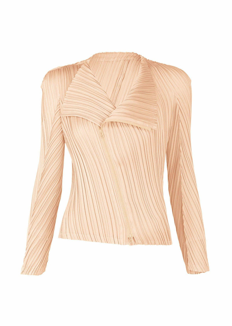 INTANGIBLE PLEATS Jacket Light Beige